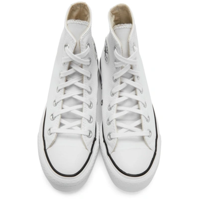 Shop Converse White Chuck Taylor All Star Lift Hi Sneakers In White/black