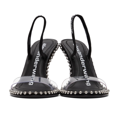 Shop Alexander Wang Black Nova High Heeled Sandals In 001 Black