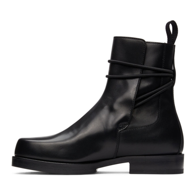 Shop Alyx Black Buckle Chelsea Boots In Blk0001 Black