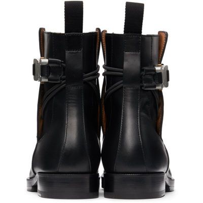 Shop Alyx Black Buckle Chelsea Boots In Blk0001 Black
