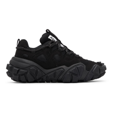 Shop Acne Studios Black Boltzer W Sneakers In Ax0 Black