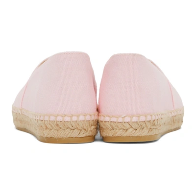 Shop Kenzo Pink Classic Tiger Espadrilles In 34 Faded Pink