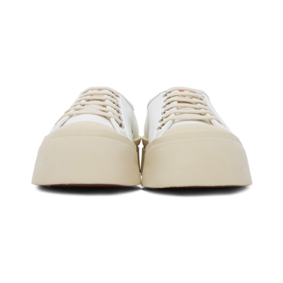 Shop Marni White Nappa Pablo Sneakers In 00w01 Lily White