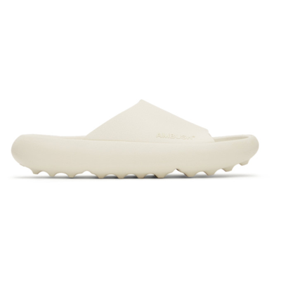 Shop Ambush Off-white Logo Flat Sandals In Off White