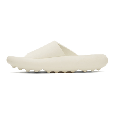 Shop Ambush Off-white Logo Flat Sandals In Off White
