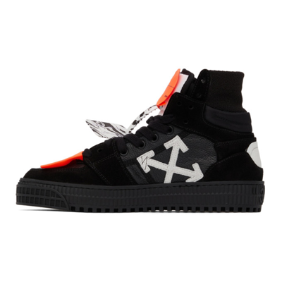 Shop Off-white Black & White Off Court 3.0 Sneakers In Black White