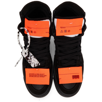 Shop Off-white Black & White Off Court 3.0 Sneakers In Black White