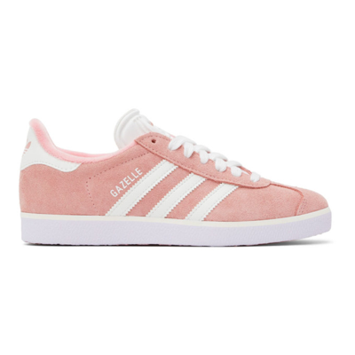 Adidas Originals Pink Gazelle Sneakers In Light Pink/core Whi | ModeSens