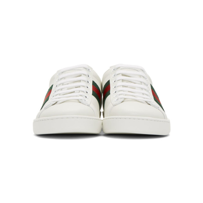 Gucci Women Ace Leather Sneakers In Multi