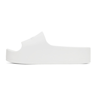 Shop Balenciaga White Chunky Platform Sandals In 9000 Optical White