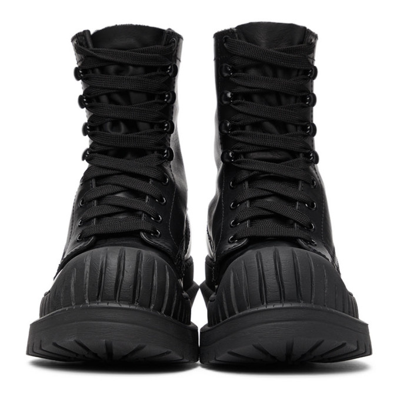 Shop Acne Studios Black Bryant Ankle Boots In Ax0 Black/black