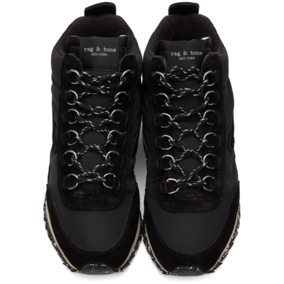 Shop Rag & Bone Retro Hiker Sneakers In Black