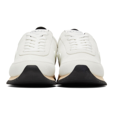 Shop Rag & Bone Off-white Retro Runner Sneakers In Antq Wht Sd