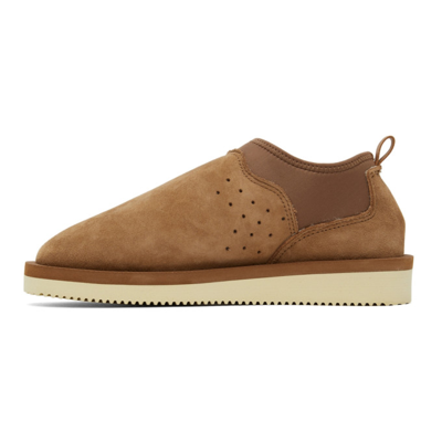 Shop Suicoke Ron-m2ab Mid Loafers In Brown