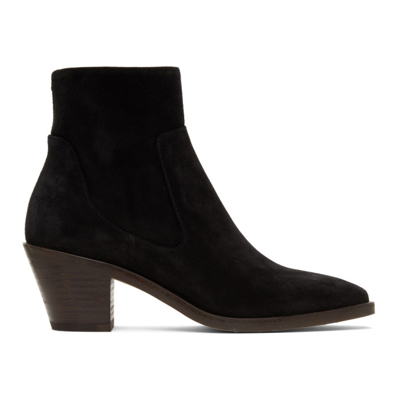 Rag & Bone Suede Axel Mid Boots In Black Suede