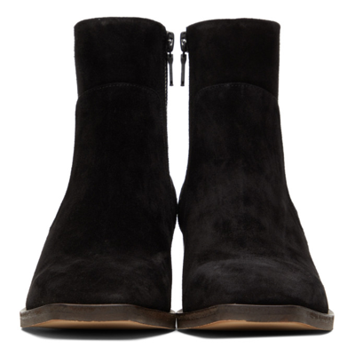 Shop Rag & Bone Suede Axel Mid Boots In Black Suede