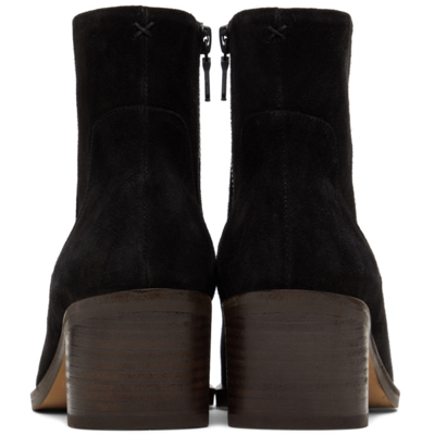 Rag & Bone Suede Axel Mid Boots In Black Suede