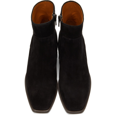 Shop Rag & Bone Suede Axel Mid Boots In Black Suede