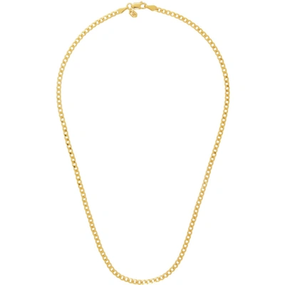 Shop Maria Black Saffi 43 Necklace In Gold