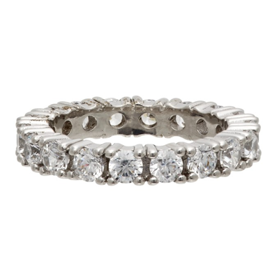 Shop Hatton Labs Eternity Ring In White