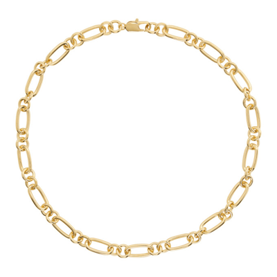 Shop Laura Lombardi Gold Rafaella Chain Necklace In Brass