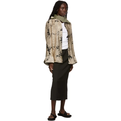 Centered monogram silk scarf - Toteme - Women