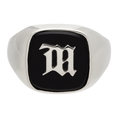 Shop Misbhv Silver Monogram Ring