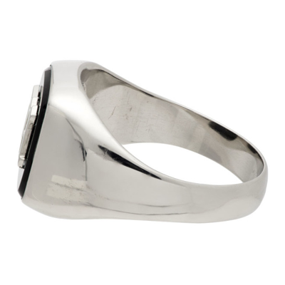 Shop Misbhv Silver Monogram Ring