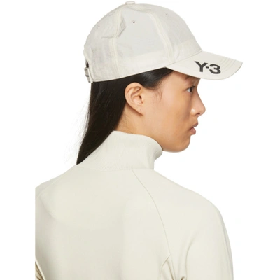 Shop Y-3 Off-white Ch1 Cap In Cleabrown