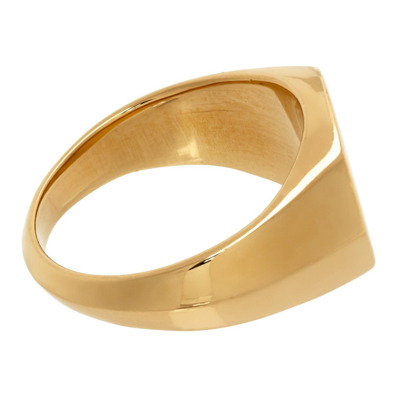 Shop Maria Black Gold Gordon Signet Ring