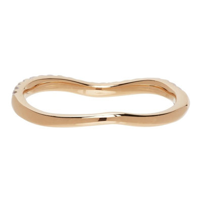 Shop Adina Reyter Gold Pavé Peak Wave Ring