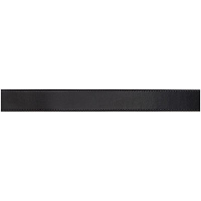 Shop Gucci Black Wide Gg Marmont Belt In 1000 Nero