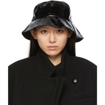 Shop Isabel Marant Black Loiena Bucket Hat In 01bk Black