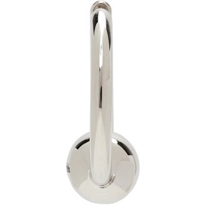 Shop Jean Paul Gaultier Silver 'the Piercing Inspired' Single Ear Cuff In 91 Silver