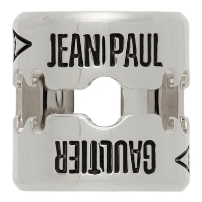 Shop Jean Paul Gaultier Silver 'the Razor Blade' Ear Cuff In 91 Silver