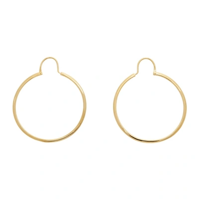 Shop Apc Gold Marilou Hoop Earrings In Raa Gold