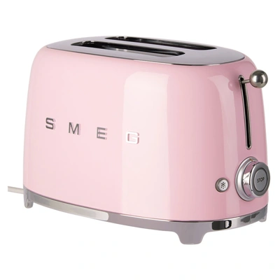 Shop Smeg Pink Retro-style 2 Slice Toaster