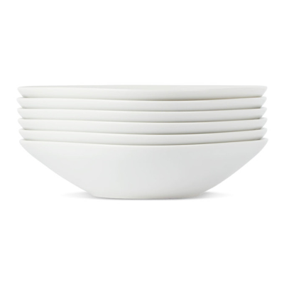 Shop Alessi White Colombina 6-piece Soup Bowls