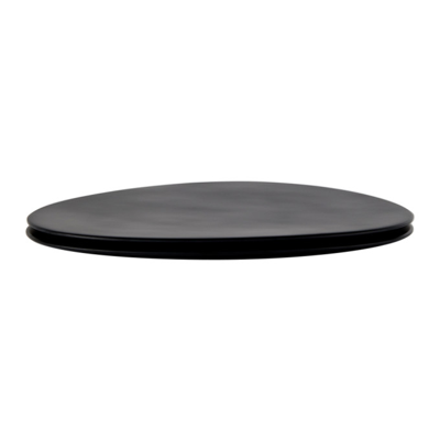 Shop Alessi Black Colombina Serving Plates In N/a