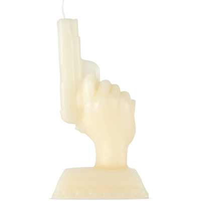 Shop Neighborhood White Graphic 45 Candle In Ivory