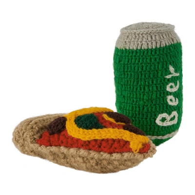 Shop Ware Of The Dog Multicolor Pizza & Beer Dog Toys