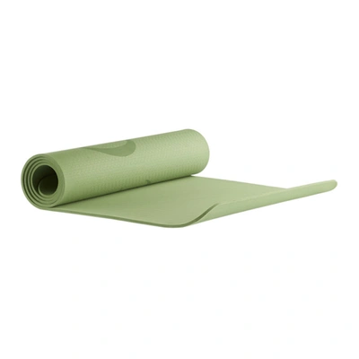 Shop Museum Of Peace And Quiet Green Logo Yoga Mat In Forest Green
