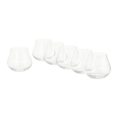 Shop Georg Jensen Six-pack Transparent Sky Tumblers In N/a