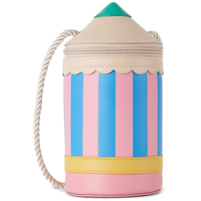 Shop Stella Mccartney Kids Pink & Blue Pencil Bucket Bag In 8490 Multi
