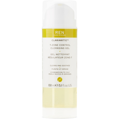 Shop Ren Clean Skincare Clarimatte T-zone Control Cleansing Gel, 150 ml In Na
