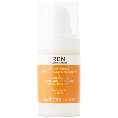 Shop Ren Clean Skincare Radiance Brightening Dark Circle Eye Cream, 15 ml In Na