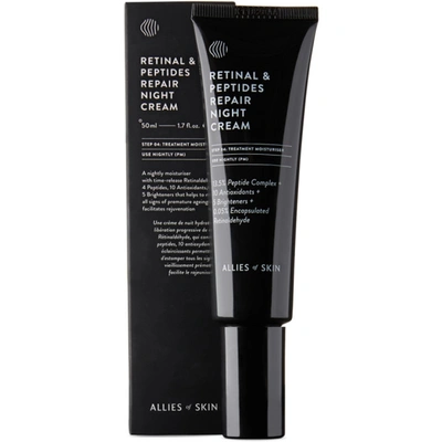 Shop Allies Of Skin Retinal & Peptides Repair Night Cream, 50 ml In Na