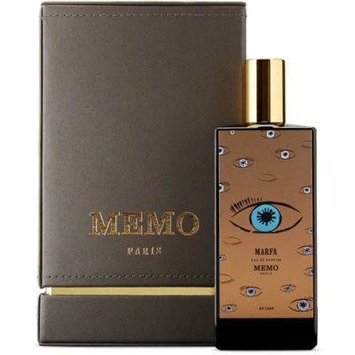 Shop Memo Paris Marfa Eau De Parfum, 75 ml In Na