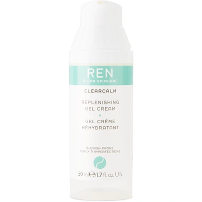 Shop Ren Clean Skincare Clearcalm 3 Replenishing Gel Cream, 50 ml In Na