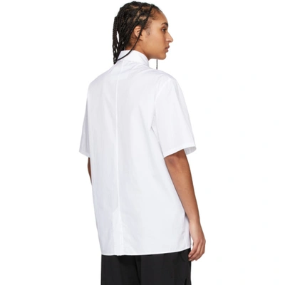 Shop A-cold-wall* White Rhombus Badge Short Sleeve Shirt In Whte White